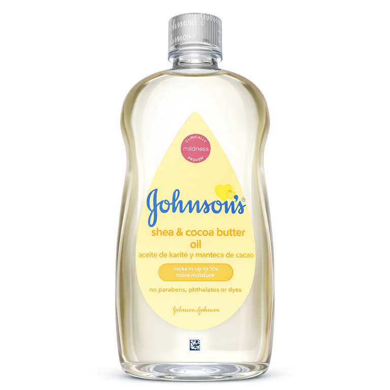 Johnson's Shea & Cocoa Butter Baby Oil 20 fl oz (591 ml)